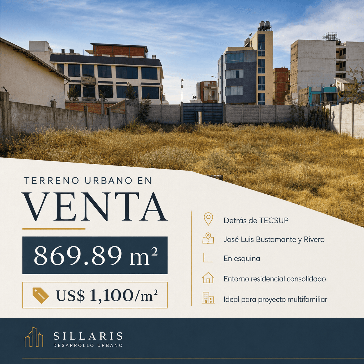 Terreno en Esquina a Espaldas de Tecsup miniatura 4